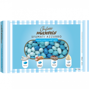 Confetti Maxtris Sfumati Azzurro Ripieni 1 Kg