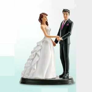 Cake Topper Sposi che si tengono per Mano