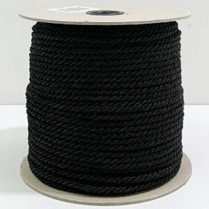 Cordoncino 3 Capi Nero 3 mm x 100 mt *