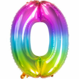 Palloncino Mylar 86 cm Yummy Gummy Rainbow numero 0