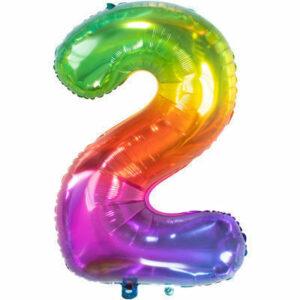 Palloncino Mylar 86 cm Yummy Gummy Rainbow numero 2