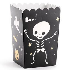 Box Pop Corn Halloween 7x7x12,5 cm 6 pz *