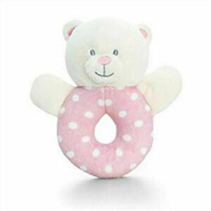 Peluche Orso con suono 12 cm Rosa *