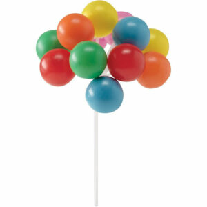 Decorazione Torta Palloncini Multicolore in plastica *