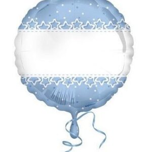 Palloncino Mylar 18” 45 cm Azzurro personalizzabile