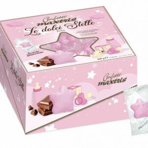 Maxtris Le Dolci Stelle Rosa Incartati in vassoio 500 grammi *