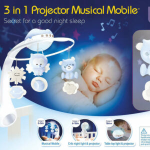 Infantino 2 in 1 Proiettore Musicale AZZURRO *