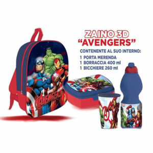 Zaino Asilo 3D School Pack Avengers