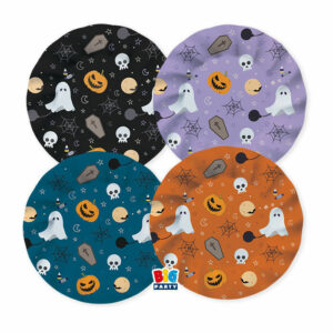 Piatti 20 cm Mix Happy Halloween 8 pezzi *