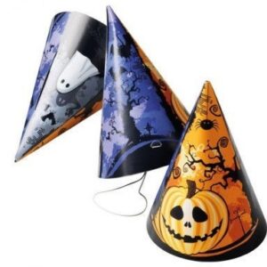 Cappelli in Carta Halloween 6 pezzi *