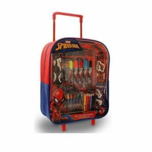 Trolley Spiderman trasparente con accessori *