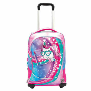 GoPop Zaino Trolley 2 ruote Unicorn