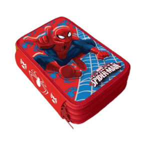 Astuccio 3 Zip Spiderman