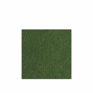 Tovaglioli 25×25 cm Elegance Dark Green 15 pezzi *