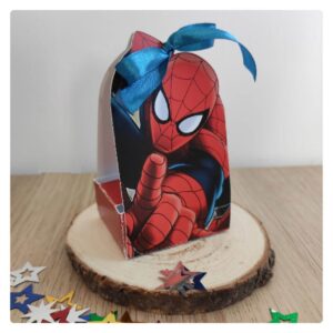 9 Scatola Spiderman Portaconfetti