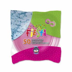 Piatti Fiesta Dessert Rosa 50 pz