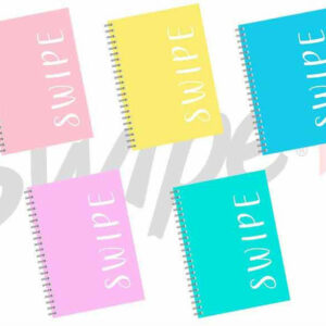 1 Maxi Quaderno Spirale Swipe Pastello 5 mm 80 fogli Colori assortiti