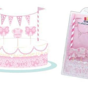 SET DECORAZIONI TORTA BABY GIRL*