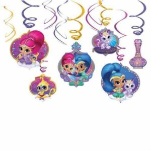 Decorazione Pendente Shimmer & Shine 6 pz – 80 cm