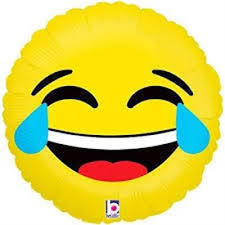 Palloncino Mylar Emoji Lol Sorridente 45 cm