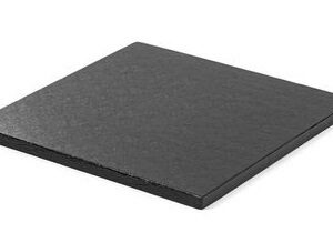 Cake Board Nero Quadrato 30×30 cm spessore 1,2 cm *