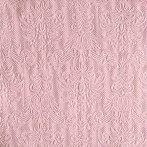 Tovaglioli 33×33 cm Elegance Rosa Pastello 15 pezzi *