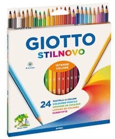 Giotto Stilnovo astuccio da 24 pastelli a colori*