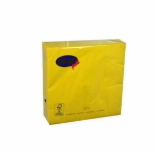 TOVAGLIOLI 25X25 GIALLO LIMONE 50 pz*