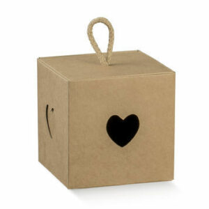 Satolina Avana con Cuore 5x5x5 cm 10 Pz*