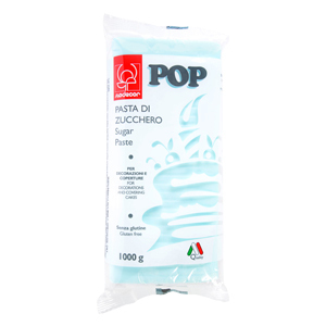 Pasta di Zucchero Pop Azzurro Confetto 1 Kg