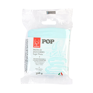 Pasta di Zucchero Pop Azzurro Confetto 250 gr