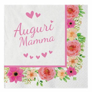 Tovaglioli 33×33 cm Mamma 20 pz *