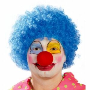 Parrucca Clown Blu *