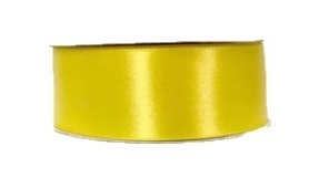 Rotolo Nastro Doppio Raso Giallo 40 mm 50 mt *