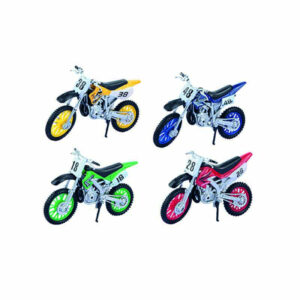 1 Modellino Die-Cast Motocross Colori assortiti