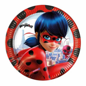 Piatti 23 cm Miraculous Ladybug conf da 8 pz