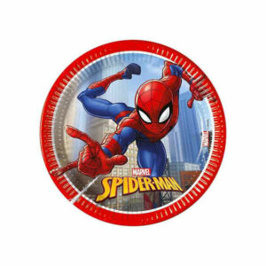 Piatti 20 cm Spiderman crime conf da 8 pz