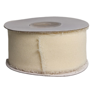 Rotolo Nastro Chiffon 40 mm 20 metri Panna – Avorio