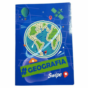 1 Swipe Maxi Quaderno Geografia 5 mm Copertine assortite