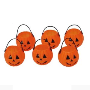 Set 6 Mini Zucche Halloween 7 cm